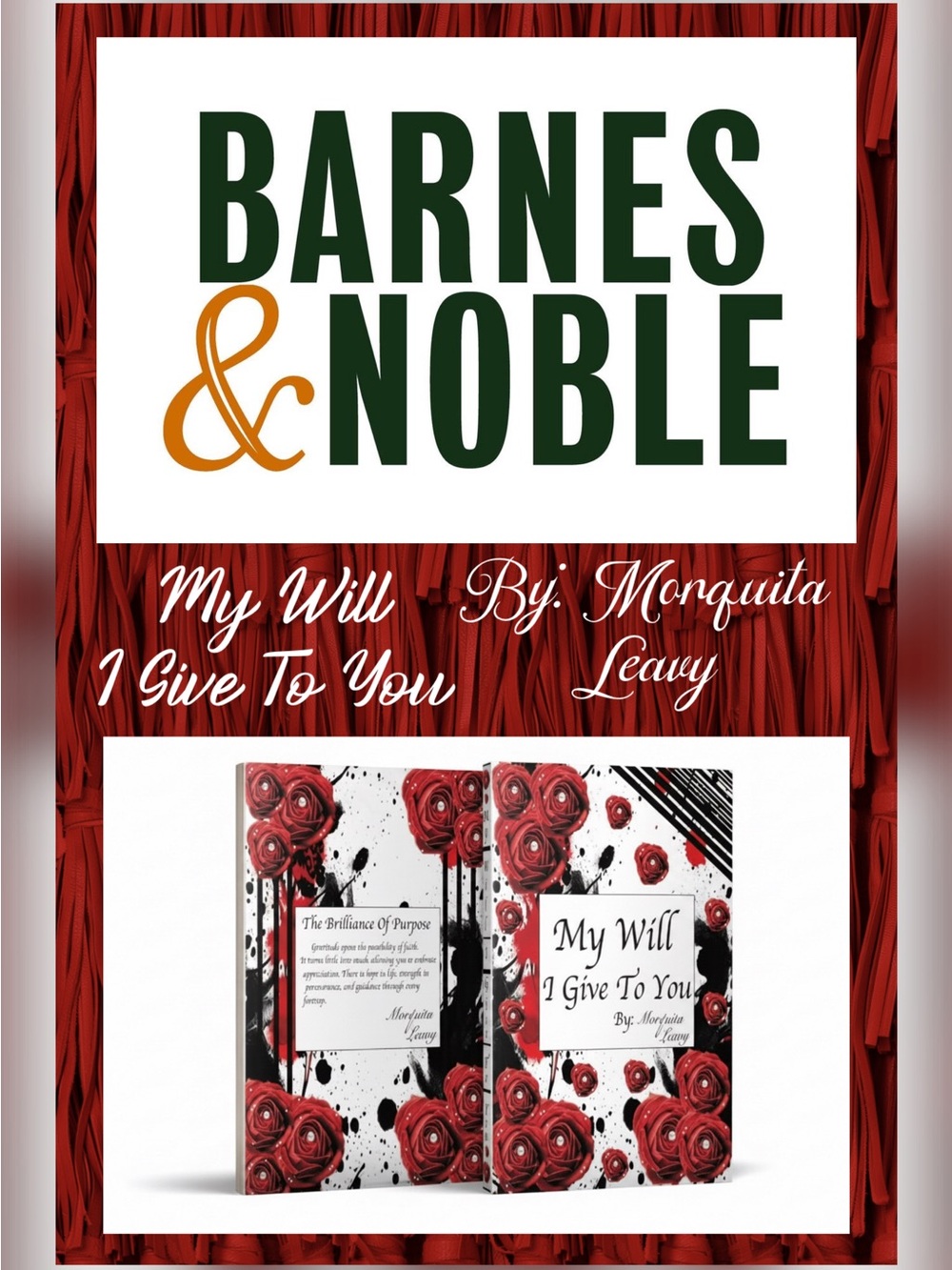 My Will I Give To You: Barnes & Noble